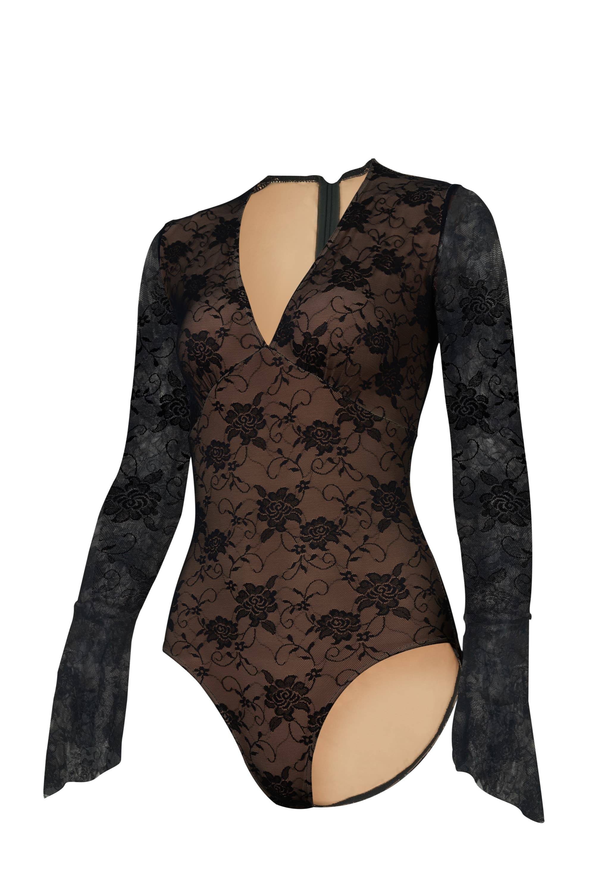 Fla Embroidered Ballet Leotard